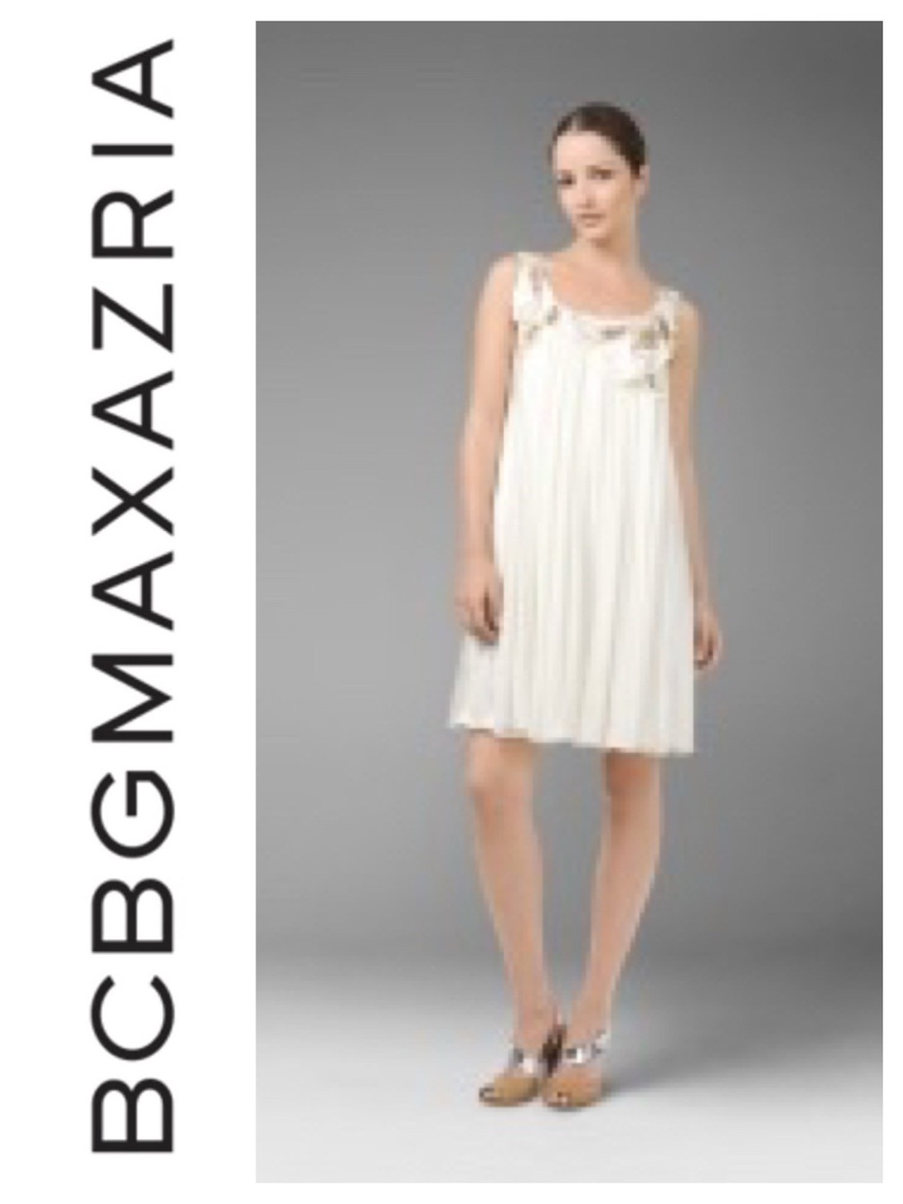 BCBGMaxAzria Silk Charmeuse Dress
